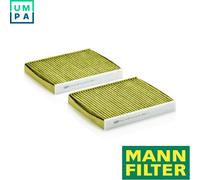 FP2533-2 Interior Air Cabin Pollen Filter Set Activated Carbon H32mm L245mm Mann