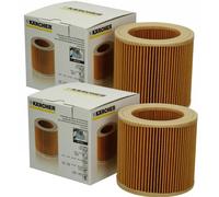 Filter Karcher Wd2.200 Wd3.500 Wet Dry Vacuum Cleaner Cartridge Genuine x 2 esd