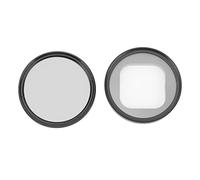 Filter Kit for Action Camera, Quick Installation, 52 mm Dustproof Optical Glass Lens UV Filter Adapter Aluminium Alloy Frame for 10 Black for Photography