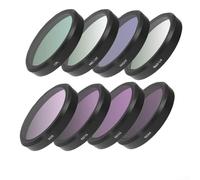 Filter Kit for DJI Action 6 Camera, 8-Piece ND Set with UV CPL ND8 ND16 ND32 ND64 STAR NIGHT, Multi-Coated Optical Glass and Aluminum Alloy Housing for Travel, Sports & Cinematic Video(F)
