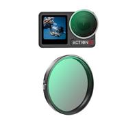 Filter Kit for DJI OSMO Action 5 Pro, Optical Glass HD Imaging for Osmo Action 3/4/5 Pro Accessories, Waterproof Oil-Resistant Dirt-Resistant, UV/CPL/ND8/16/32/64 (CPL)