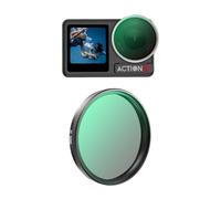 Filter Kit for DJI OSMO Action 5 Pro, Optical Glass HD Imaging for Osmo Action 3/4/5 Pro Accessories, Waterproof Oil-Resistant Dirt-Resistant, UV/CPL/ND8/16/32/64 (UV)