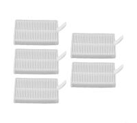 Filter Kit for Roomba for Combo Essential for Vac Essential Robot Vacuum Cleaner Replacement Parts 5 Pieces White Filter Paper Y0140 Y0110 Y0112 Q0120 Compatible
