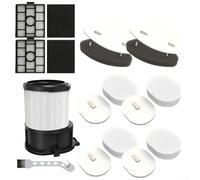 Filter Kit for Shark IP3251EUT, IP3225EUT, IP3251C, IP3252 PowerDetect Vacuum Cleaner Accessories. 1 Filter, 2 HEPA, 4 Pre-Filters, 4 Foam, 1 Cleaning Brush