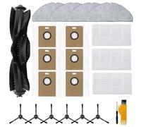 Filter Kit for Ultenic for T20 Pro, for T10 Lite, for Honor S3/R3 Series Robot Vacuum Parts Set with HEPA Filter, Mop Cloths, Dust Bags, Side Brushes for Tapo