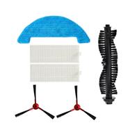 Filter,Main Roll Brush,Side Brush,Mop Cloth, Compatible For 360, SmartAI C50 G50 Robotic Vacuum Cleaner Spare Parts Accessories (Color : SET-0)