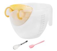 Filter Measuring Cup - Mouthpiece Measuring Cup | 1000ml Egg Beater Strainer Cup With Baffle, Large Capacity Kitchen Gadget For Baking, Washing Rice, Baking