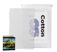 Filter Media for Fish Tank - Aquarium Floss Filter Floss, Cuttable Pond Filter Pad, Cotton Filter Pads, Aquarium Filter Media for Fish Tank & Pond