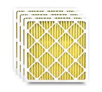Filter-Monster 20x20x1 MERV 11 Pleated HVAC Air Conditioner Furnace Replacement Air Filter, 4 Pack (Actual Filter Dimensions 19.5 x 19.5 x .75 inches)