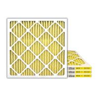 Filter-Monster Pleated HVAC 20x20x1 MERV 11 Replacement Filter, 4-Pack