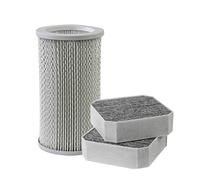 Filter-Monster - Replacement HEPA Filter with 2 Coconut Carbon Pre-Filters, Set of 3 - Compatible with Molekule PECO-Filter and Pre-Filter for Molekule Air Purifier