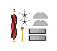 Filter Mop Compatible With S5,S502-00,S502-02,S5 Max,S6,S6 MaxV,S6 Pure,E4,E5 Vacuum Cleaner Accessories Brushes Hepa Filter Parts (Color : 8pcs)
