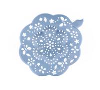 Filter Net Flower-Shaped Modern Simple Strainer Sink Drain Anti-Blocking Deodorant Universal Stopper Bathtub Bathroom Blue
