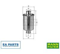 Filter, operating hydraulics for CLAAS DEUTZ-FAHR JOHN DEERE MANN-FILTER W 79/2
