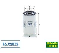 Filter, operating hydraulics MANN-FILTER W 940/51