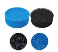 Filter Pads Replacement for Aquanique Pond Filters QFP900 FP900 FP1250 871980012549 Dual Action Coarse and Fine Pads Supporting Fish and Plant Wellbeing (black)