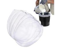 Filter Paint Sifters, 5 Paint Mesh Bags, Strainer Containers with Elastic Top Opening, Fine Mesh Filtration for Painting and Gardening