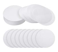 filter paper， Diameter Round Filter Paper Medium Speed Circles Discs with Particle Slow Quantity 100Pcs(25cm)
