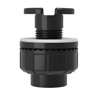 Filter Plumbing Fitting Threaded PVC Aquarium Drain Connector with Union Design for Aquatic Waterway Upkeep Aquarium Bulkhead Drain Union Connector Aquatic Plumbing Outlet Wall Panel Pass Through Pvc