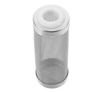 Filter Protector Intake for Fish Tank Fish Screen Filter Round Mesh Cover Snail Trap for Fish Tank Aquarium Fish Aquarium Cover Fish Tank Sponge Filter Stainless Steel Silver