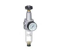 Filter-Regulator G3/8'' 900 l/min 0.5-10.0bar/7-145psi Semi-Auto Protective Cage Polycarbonate Standard 1