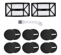 Filter Replacement for Bissell CleanView 2486, 2487, 2488, 2489, 24899, 2490, 2491, 2492, PowerClean 2494 Vacuum, 2 HEPA +6 Foam & Felt Filters Part # 1604130 & 1601972 & 1608225