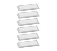 Filter Replacement for Conga 13090 Spin Revol Home and Wash, Mesh Parts, Traps Dust and Pet Dander, Easy to Clean, White, 4 or 6 PACKs(6 PACK)