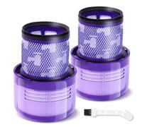 Filter Replacement for Dyson V11 V15 V15s SV14, 2 Pack Filter & 1 Clean Brush Compatible with Dyson V11 Torque Drive V11 Animal V11 Complete V11 Extra V15 Detect V15s Detect Submarine, Part 970013-02