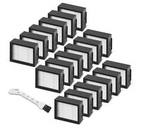 Filter Replacement for i-Robot Roomba E I & J Series i7 i7+/plus i3 i3+ E5 E6 E7 i4 i6 i6+ i8 i8+ Vacuum Cleaners Parts, 18 Pack 4639161 High Efficiency Filters + 1 Cleaning Brush