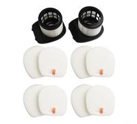 Filter Replacement for Shark Rocket IX140 IX141 IX142 IZ162H, 4 Pack with Pre-Filter Sponges