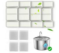 Filter Replacement Kit for FOOPOMARY 3.2L/108oz Cat Fountain, 4 Filters & Sponges for 60 Days Lasting, Keeps Water Clean for Cats, S/M Dogs, Only Compatible with FOOPOMARY Pet Drinking Water Dispenser