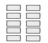 Filter Replacement Parts，Compatible for Roborock，Qrevo Master, Qrevo Slim, V20, P10S Pro Robot Vacuum Cleaners Parts Filter(10pcs)