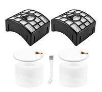 Filter Replacements for Shark DuoClean Speed Lift-away Upright Vacuum NV770, NV771, UV700 N, Replaces Part XFF600, XHF600, 2 HEPA + 2 Foam & Felt Filters + 1 Cleaning Brush