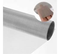 Filter Screen Sheets Stainless Steel Air Vent Mesh Cover Wire Mesh Roll 40x200cm Woven Wire 60 Mesh Fine Wire Mesh Sheet for Vents Cover Air Brick Home Kitchen Garden