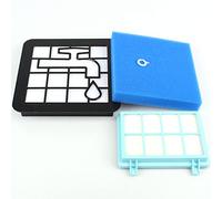 Filter set allergy filter + motor filter + foam filter suitable for Philips PowerPro Compact | PowerPro City FC9334, FC9349, FC9350, FC9351, FC9352, FC9353 | FC 9334, 9349, 9350, 9351, 9352, 9353