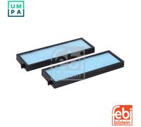 FEBI BILSTEIN 184356 Cabin Air Filter Set 260mm Length Fits Hyundai i20