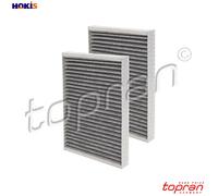 FILTER SET CABIN AIR 407 738 FOR MERCEDES-BENZ OM 651.961 2.1L 4cyl S-CLASS 3.0L