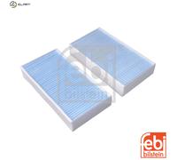 Febi Bilstein 45880 Interior Air Filter Set 163mm Length Fits BMW X3 X4
