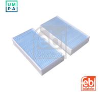 Febi Bilstein 45880 Interior Air Filter Set 163mm Length Fits BMW X3 X4