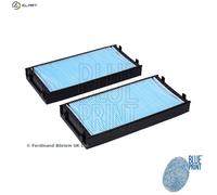 BLUE PRINT ADB112502 Filter set, cabin air