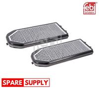 FILTER SET, CABIN AIR FOR BMW E38 FEBI BILSTEIN 18877