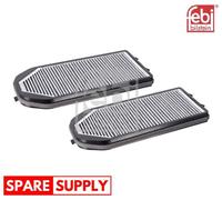 FILTER SET, CABIN AIR FOR BMW E38 FEBI BILSTEIN 18877