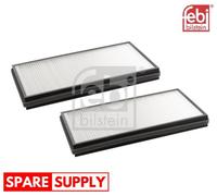 FILTER SET, CABIN AIR FOR BMW E60 E61 E63 E64 FEBI BILSTEIN 22069