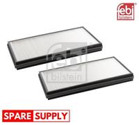 FILTER SET, CABIN AIR FOR BMW E60 E61 E63 E64 FEBI BILSTEIN 22069