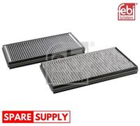 FILTER SET, CABIN AIR FOR BMW E60 E61 E63 E64 FEBI BILSTEIN 22070
