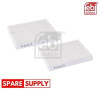 FILTER SET, CABIN AIR FOR BMW F10 F07 F11 F12 FEBI BILSTEIN 32593