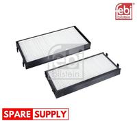 FILTER SET, CABIN AIR FOR BMW G11 E70 F15 E71 FEBI BILSTEIN 28413