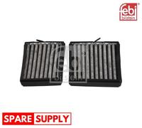 FILTER SET, CABIN AIR FOR MERCEDES-BENZ W203 CL203 S203 FEBI BILSTEIN 176024