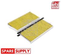 FILTER SET, CABIN AIR FOR RENAULT KANGOO MASTER FEBI BILSTEIN 103012