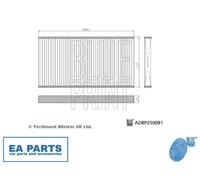 Filter Set, cabin air for SUBARU SOLTERRA BLUE PRINT ADBP250091